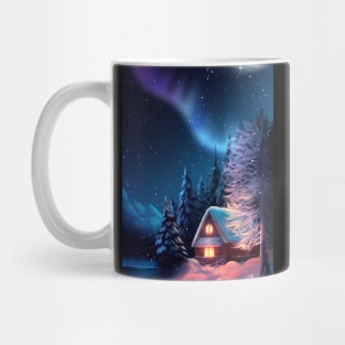 Cabin under the stars Mug